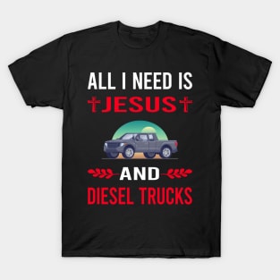 I Need Jesus And Diesel Truck Trucks T-Shirt